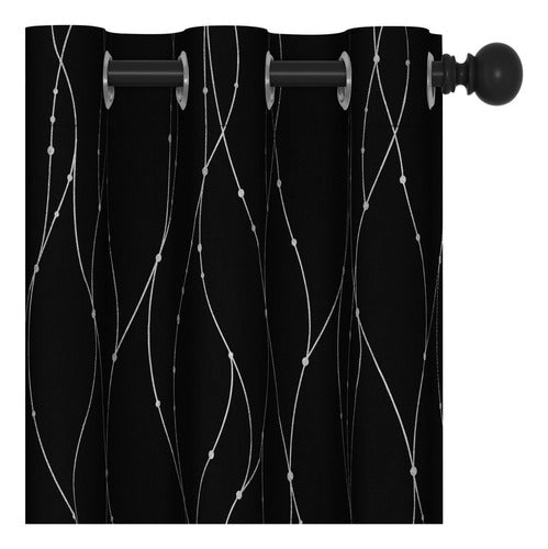 Deconovo Blackout Curtains with Grommets for Bedroom and Living Room 0