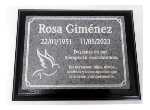 Exclusive Imitation Granite Tribute Plaque for Outdoor Use 2