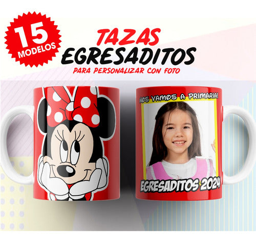 Imprimi Kits Plantillas Tazas Egresaditos 2023 Diseños Foto Sublimar #2 1