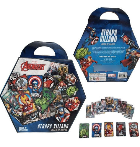 Tapimovil Juego Mesa Avengers Atrapa Villanos Cartas Naipes Marvel 0