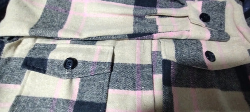 PARINA Oversize Checkered Shirt Jacket 3