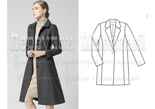 Basic Women's Coat Pattern Viktoriya 0