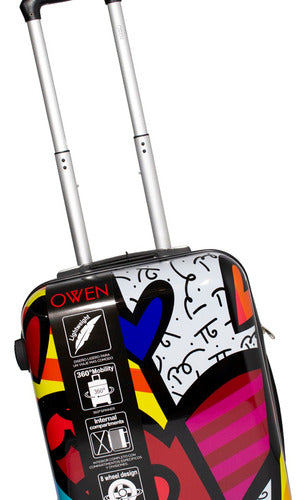 OWEN Travel Carry On Suitcase Flamingos Print OW40006 20" 1