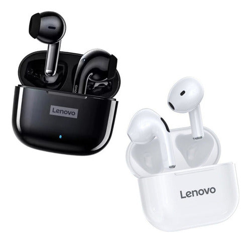 Auriculares In-ear Inalámbricos Lenovo Livepods Lp40 Blancos 5