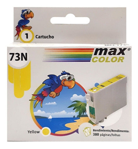 Cartucho Maxcolor Amarillo Compatible Epson C110 T073420 0