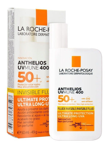 La Roche-Posay Anthelios Uv Mune 400 Fluido Invisible SPF50 | 50ml Combo X 2 2