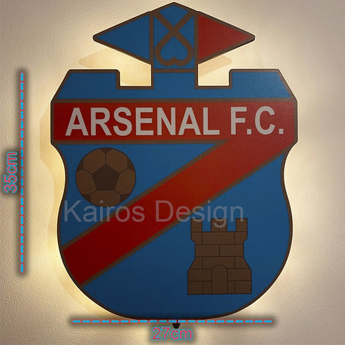 Newells LED Shield Decorative Wall Art + Gift Batteries 19