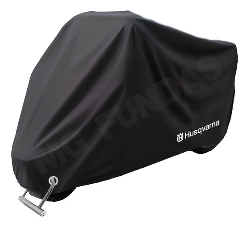 Husqvarna Waterproof Motorcycle Cover + 4 Microfiber Cloths 0