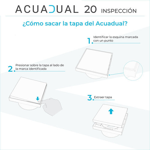 Inspeccion Acuadual 20 Vista Dual Cer/inox. Acuadual Baño Me 4