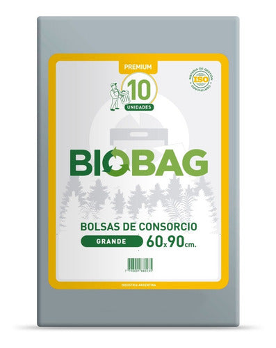 Bags BioBag Consortium 60 X 90 Black X 100 Units 1