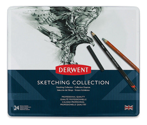 Set Lápices De Dibujo Derwent Por 24 Unidades 0