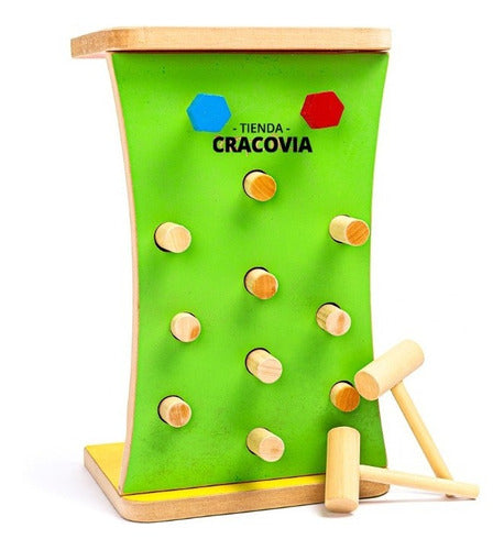 Tienda Cracovia Juego Banco Descarga Grande 10 Palos 2 Tornillos Martilo 3