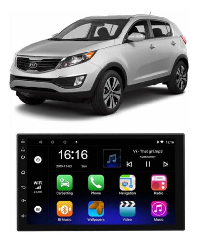 Radio Multimedia Android 7 Kia Sportage Wifi Gps Cam Reversa 0