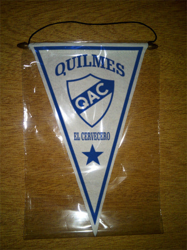 Genérica Banderin Paño 37cm Quilmes Modelo 09 0