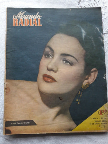 Revista Mundo Radial N° 190 Enero 1953 Fina Wasserman 0