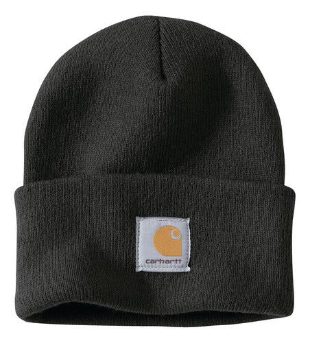 Carhartt Men's Knit Beanie Hat, Black, One Size 0