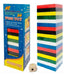 Don Alberto UY Tower of Colored Wood Blocks Game with Dice 0