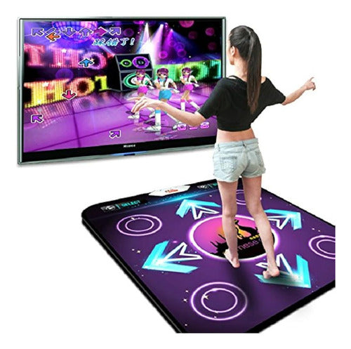 Fayle Alfombra De Baile Antideslizante Dance Pad, Pc Usb Dancing M 1