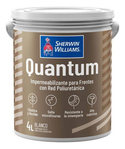 Sherwin Williams Quantum 20 L Polyurethane Latex Fronts Waterproof 0