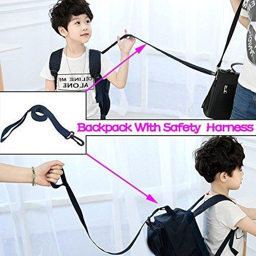 Lakeausy Toddler Kid Child Backpack With Safety Harness Leash Animal Dragon Daycare Bag 2