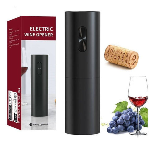 Saca Rolhas Elétrico Abridor De Vinho Garrafa Automático 0