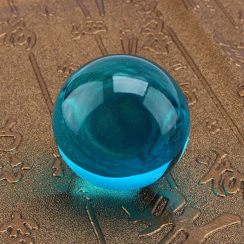 Bola De Cura De Cristal De Quartzo Azul Real Natural Rara As 3