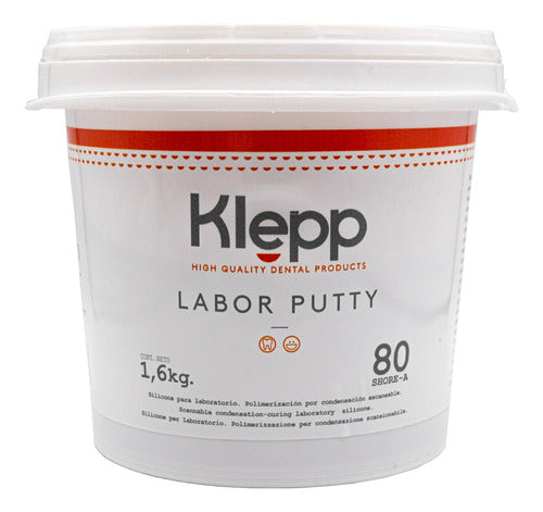 Klepp Labor Putty 1.6kg Condensation Silicone for Dental Laboratories 0