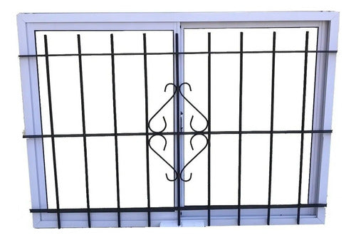 Aluminum Window+ Grille 120x110 Best Seller + Free Shipping 1
