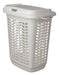 Laundry Basket with Lid Plastic Rectangular Hamper for Bathroom and Laundry Room 1