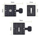 Utebit Aluminum QR Clamp Adapter for Tripod 5