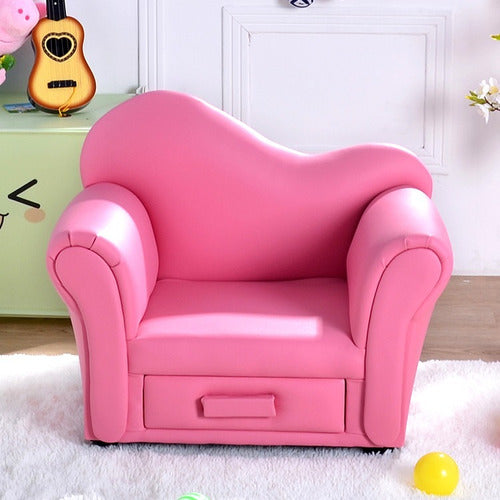 Haussman Pink Lady Eco-Friendly Children's Armchair with Drawer 3