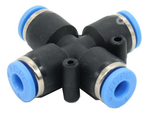 Quick Connector Fitting Qsx 4 Ways X 4mm (x5 units) 0