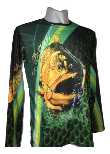 HT Remera Manga Larga Pesca Outdoor Pescadores Talles Grandes 0