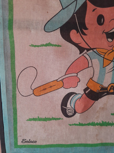 Cuadro En Tela Mascota Del Mundial Argentina 1978 3