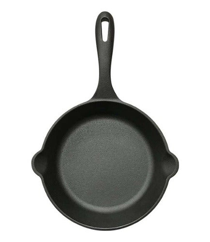 Victoria Cast Iron Skillet 20cm 1L 0