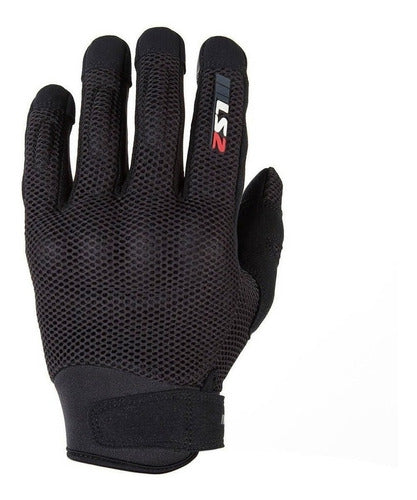 LS2 Dart 2 H Short Moto Gloves Black XL Genamax 0