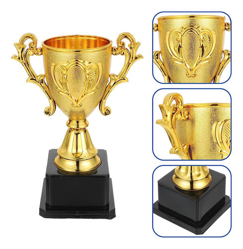 Don Alberto UY 12 Trophy Cups With Handles Sports Award 15 cm Pack of 12 1