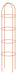 Elevate Jardin Medium Tower Trellis for Garden in Rust Finish 0