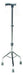 Orthopedic 3-Legged Small Aluminum Cane by Mt Massuar (Model BT34) 0