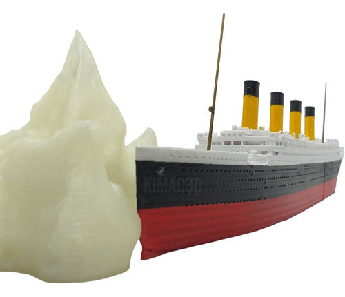 Kimac Titanic 35cm 2 Parts with Iceberg and Tugboat (Floating) 0