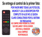 TV Remote Control Compatible with BGH TCL Telefunken 214 Zuk 1