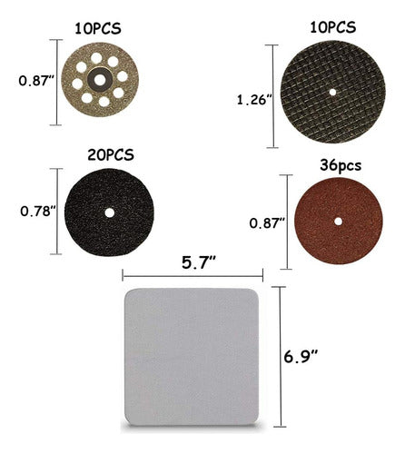 IELEK Kit De 88 Herramientas Para Taladro, Incluye Sierras Circulares 2