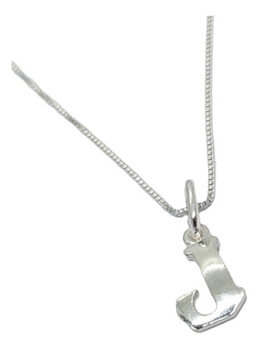 925 Silver Initial Letter Necklace 4