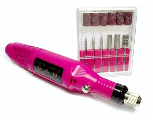 Torno - Electric Nail Drill Manicure Pedicure Set + promotional drill bits kit 4