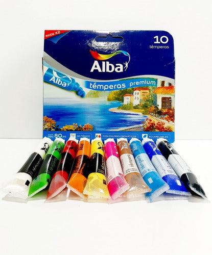 Alba Premium Temperas X10 Surtido 0