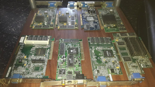 Lote Tarjetas De Video Agp P/pentium 4 Func. Perfecto 4