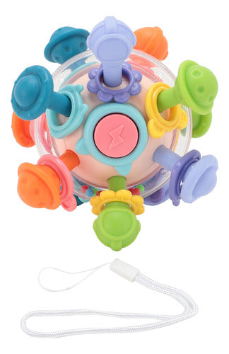 Brinquedo Sensorial Para Bebês Grasping Ball Chew Interactiv 4