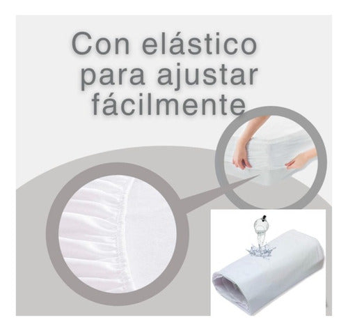 Vanguardia Cubre Funda Colchon Impermeable Incontinencia 1 1/2 Plaza 4