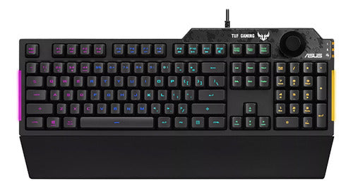 Teclado Gaming Asus Tuf K1 Usb 1000hz 5 Zonas Rgb Mtz 0