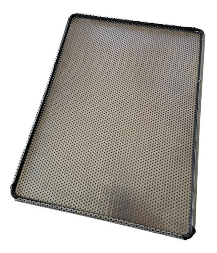 Perforated Aluminum Tray 60x40 for Cookies Pauna Wireframe 0